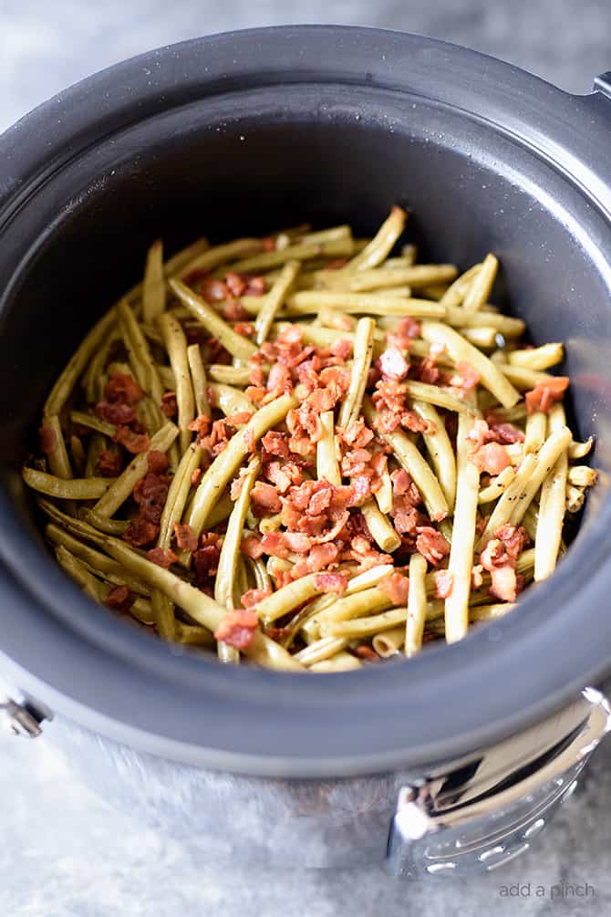 Slow Cooker Green Beans Recipe Add a Pinch