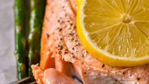 Lemon Garlic Salmon And Asparagus Parchment Packet Recipe Add A Pinch,Is Pork Chops Red Meat