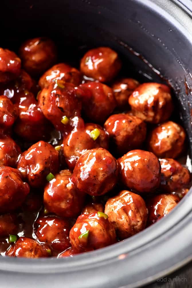 Cranberry Cocktail Meatballs Recipe - Add a Pinch