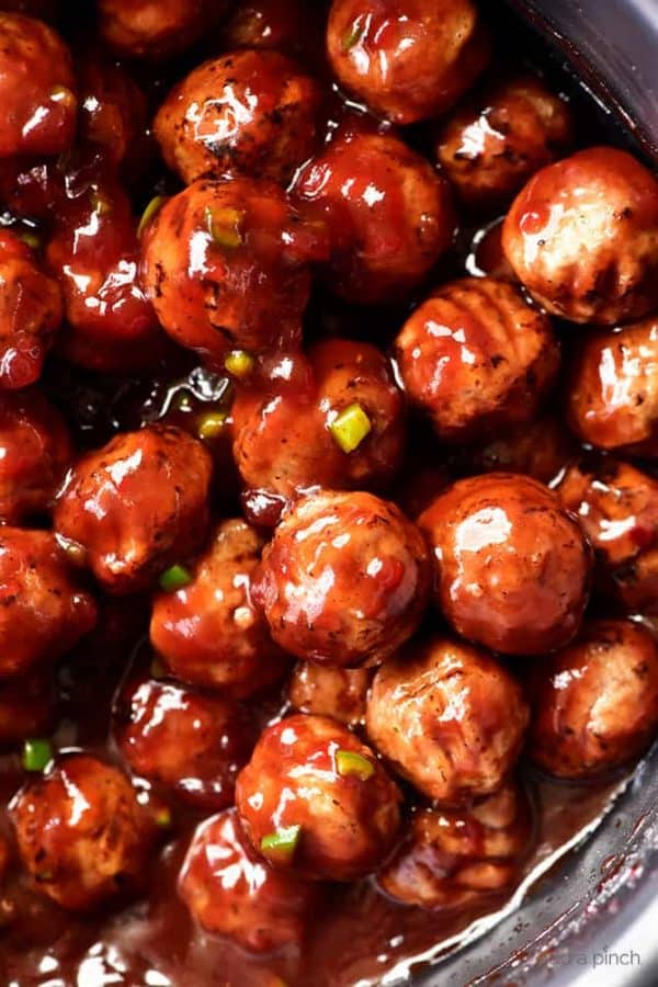 Cranberry Cocktail Meatballs Recipe - Add a Pinch