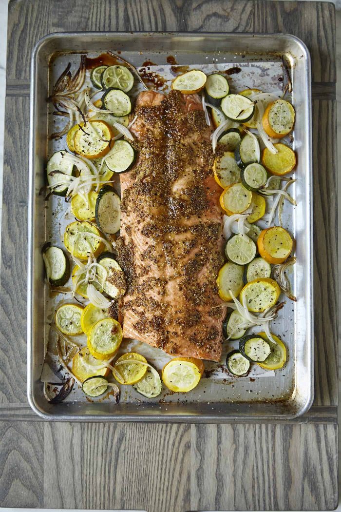 Brown Sugar Salmon and Vegetables_Add a Pinch Cookbook