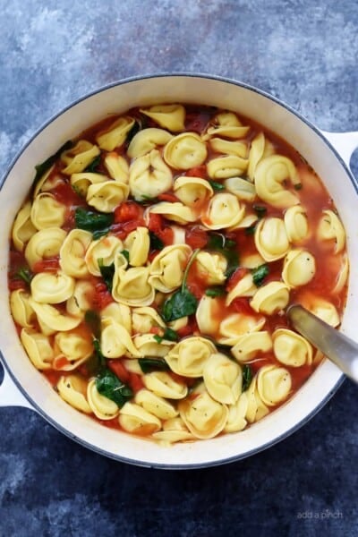 Vegetable Tortellini Soup Recipe - Add a Pinch