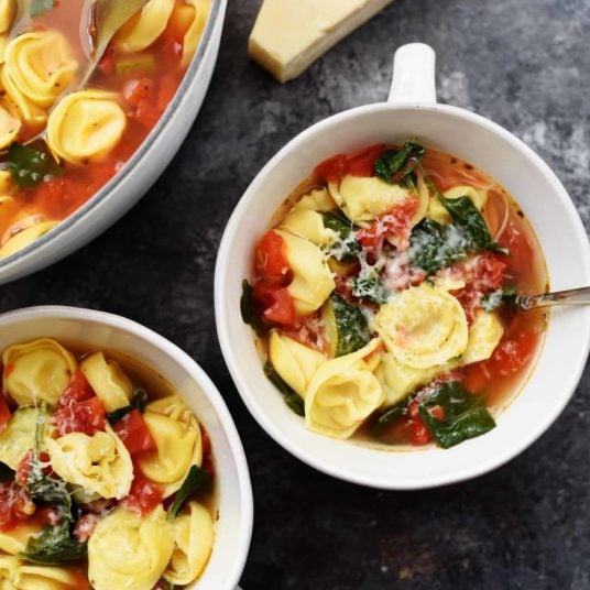 Vegetable Tortellini Soup Recipe - Add a Pinch