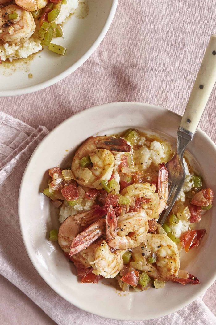 Creole Shrimp and Grits from Add a Pinch Cookbook