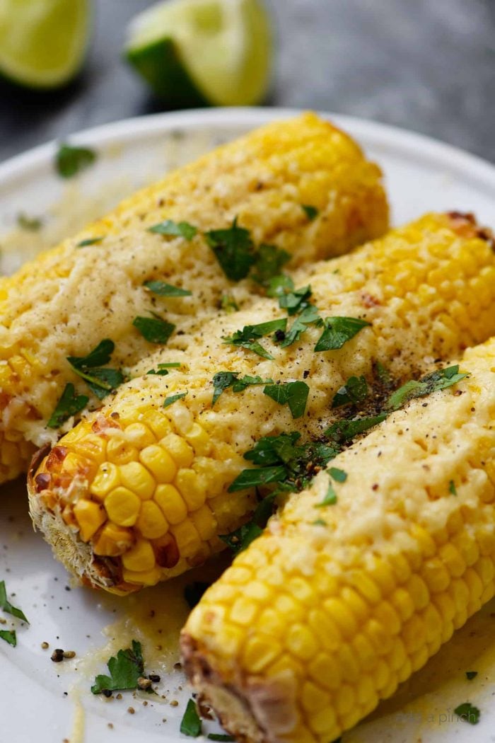 Air Fryer Mexican Street Corn Recipe - Add a Pinch