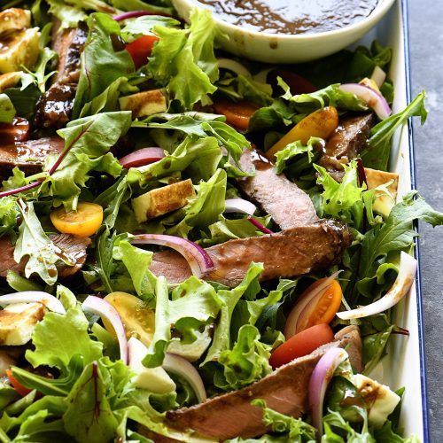 Balsamic Steak Salad Recipe - Add a Pinch
