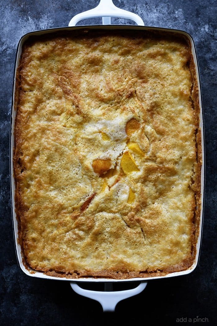 Easy Peach Cobbler Recipe - Add a Pinch