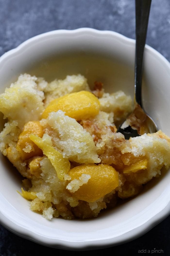 Easy Peach Cobbler Recipe - Add a Pinch