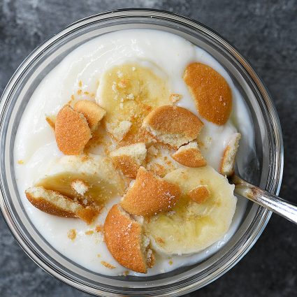Homemade Vanilla Pudding Recipe - Super easy, this creamy, classic vanilla pudding is fabulous on its own or with fruits, cookies, and so much more! Egg-free and ready in minutes! // addapinch.com