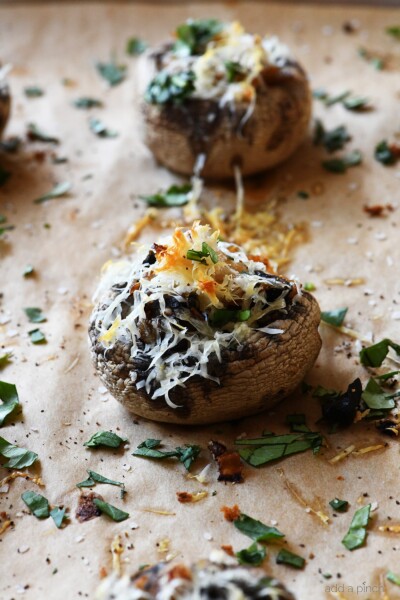 French Onion Soup Stuffed Mushrooms Recipe - Add a Pinch