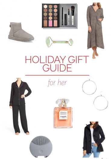 Holiday Gift Guide for Her - Our 2018 holiday gift guide is perfect for all of the special women in your life! Filled with cozy robes, snuggly pajamas, sentimental jewelry and so much more! // addapinch.com 
