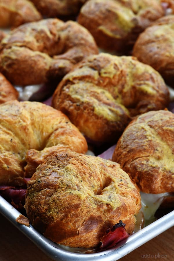Ham and Cheese Croissants Recipe Add a Pinch