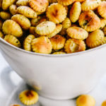 Ranch Oyster Crackers Recipe - Quick, easy and absolutely addictive, these delicious ranch crackers make the perfect nibble or snack! // addapinch.com