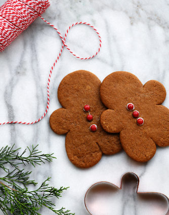 Gingerbread Cookies Recipe - Gingerbread cookies are a favorite Christmas cookie recipe and this gingerbread cookie recipe will become a favorite with a few special ingredients! // addapinch.com