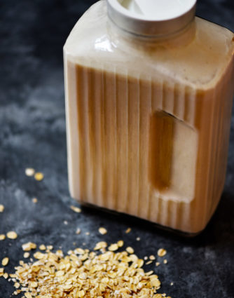 How to Make Oat Milk Recipe - This easy oat milk recipe is an easy, creamy, dairy-free, and vegan solution to enjoy with your coffee and more! // addapinch.com
