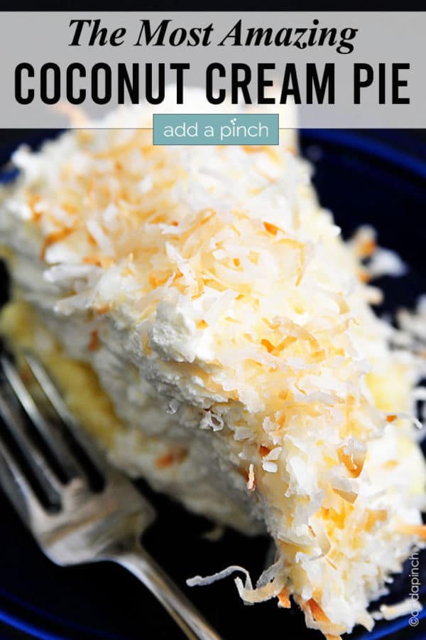 Coconut Cream Pie Recipe Add a Pinch