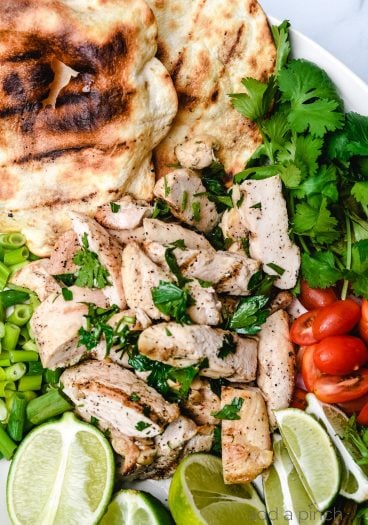 Easy Cilantro Lime Grilled Chicken recipe is quick to make for a meal that is juicy and full of flavor. // addapinch.com