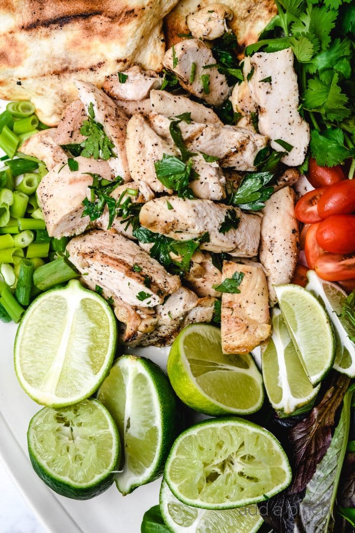 Easy Cilantro Lime Grilled Chicken recipe is quick to make for a meal that is juicy and full of flavor. // addapinch.com