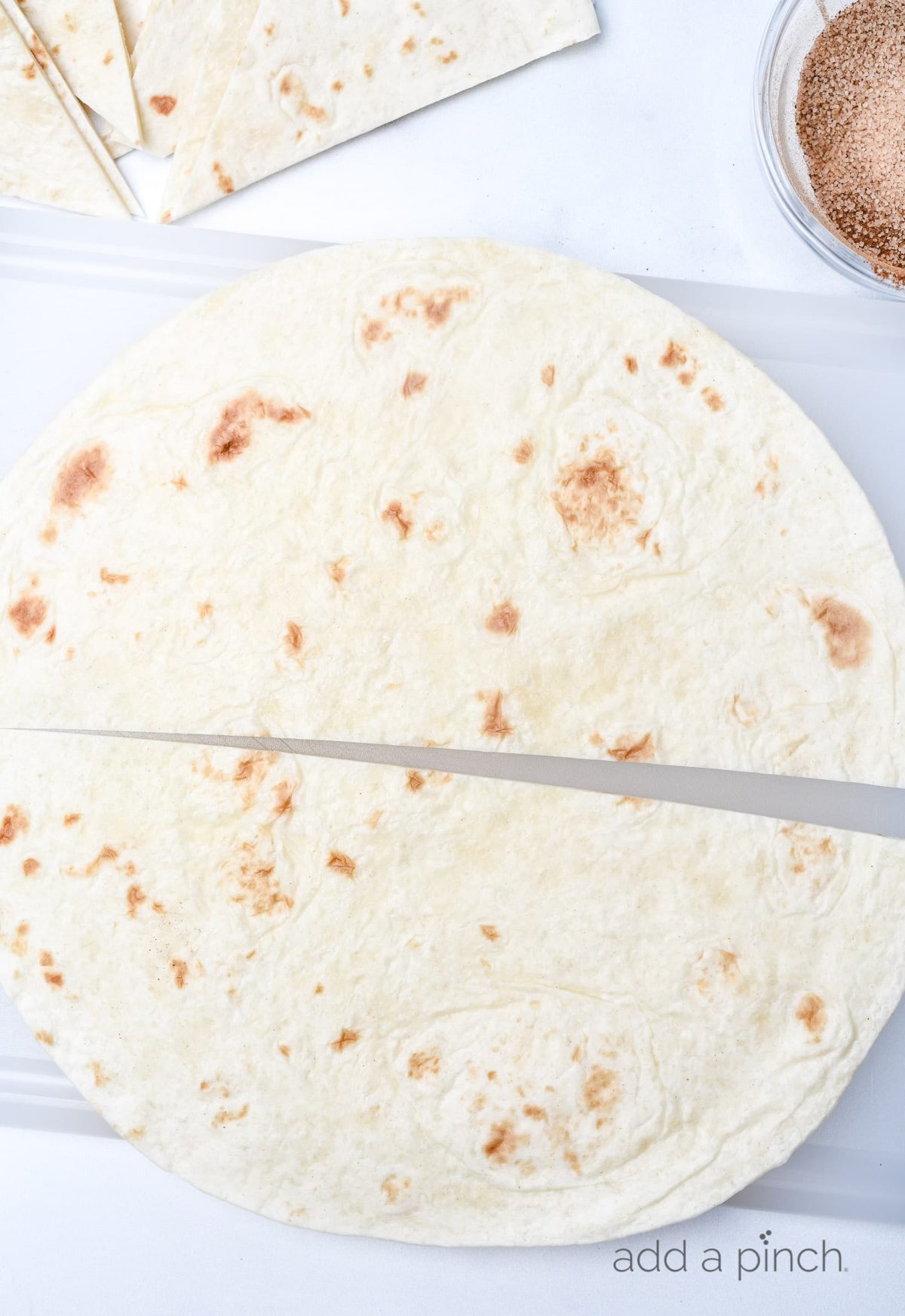 Cinnamon Sugar Tortilla Chips Add A Pinch