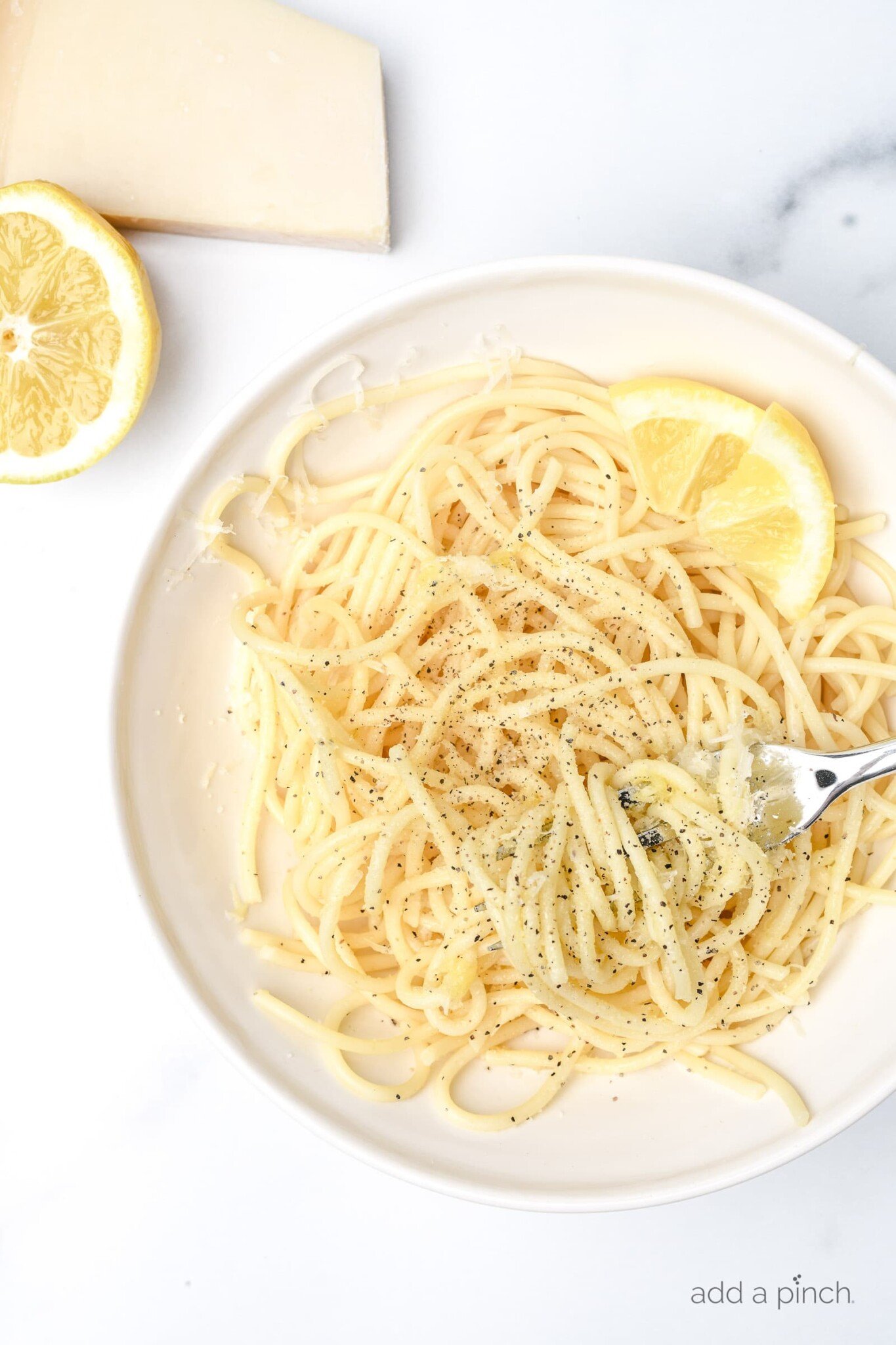Lemon Parmesan Pasta Recipe - Add a Pinch