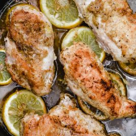 Baked Lemon Pepper Chicken makes a delicious and easy chicken recipe! Perfect weeknight supper for the lemon lover! // addapinch.com