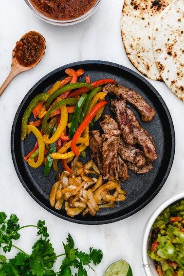 Rib Eye Fajitas Recipe - Add a Pinch