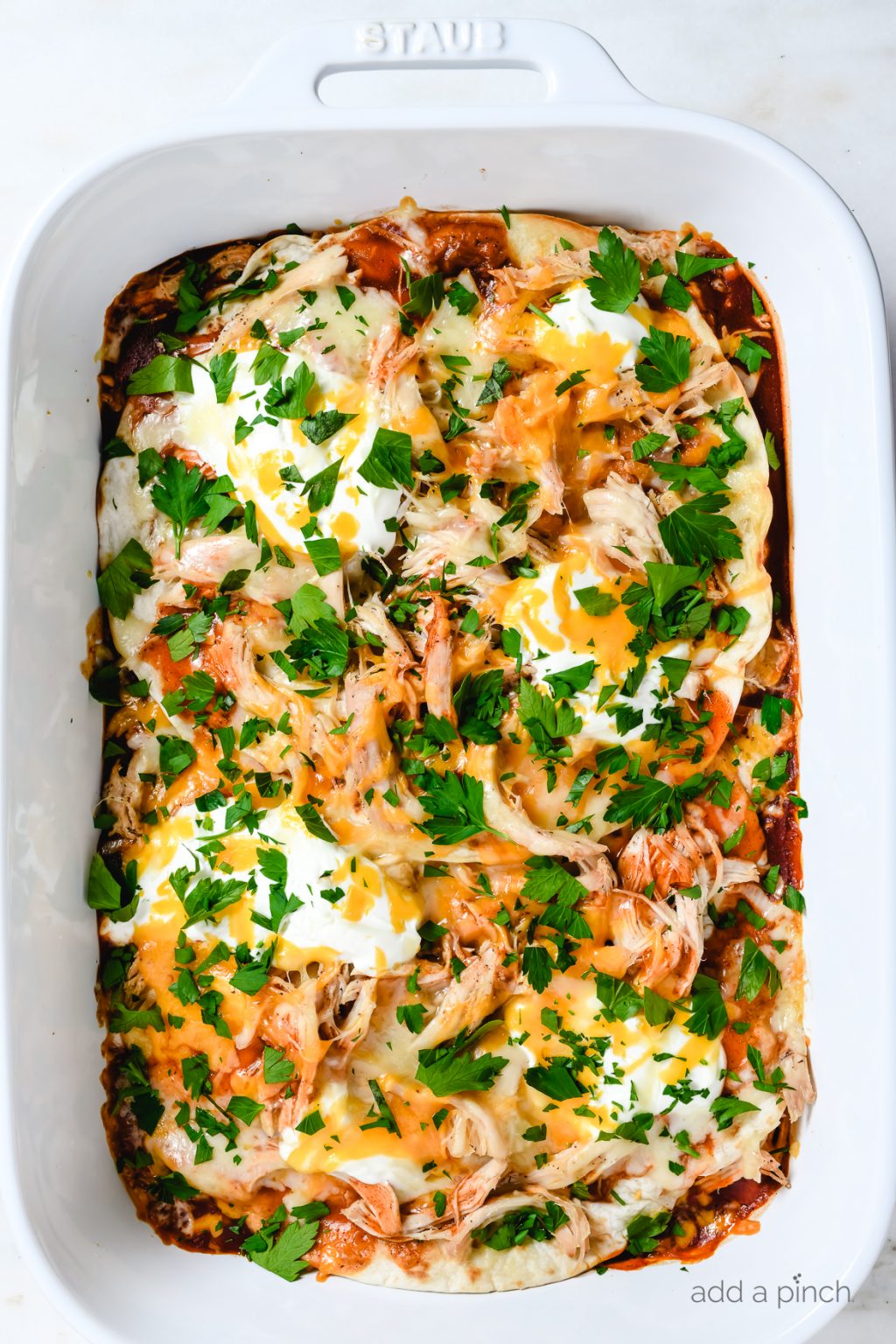 Chicken Enchilada Casserole Recipe Add a Pinch
