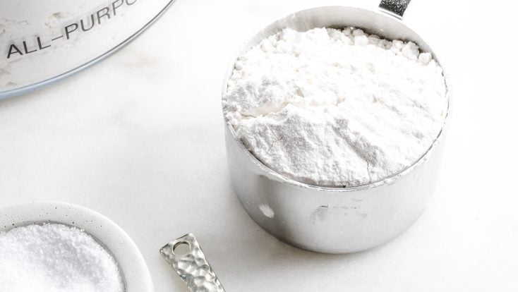 Self-rising flour is a staple ingredient in so many southern recipes! Learn how to make your own self-rising flour with this quick and easy substitution recipe. All you need are 3 simple ingredients! // addapinch.com