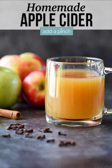 Homemade Apple Cider Recipe - Add a Pinch