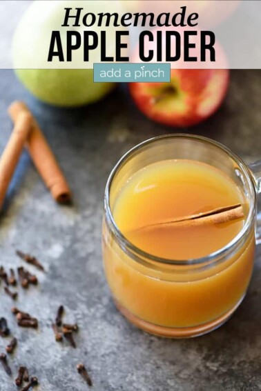 Homemade Apple Cider Recipe - Add a Pinch