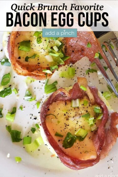 Bacon Egg Cups Recipe - Add a Pinch