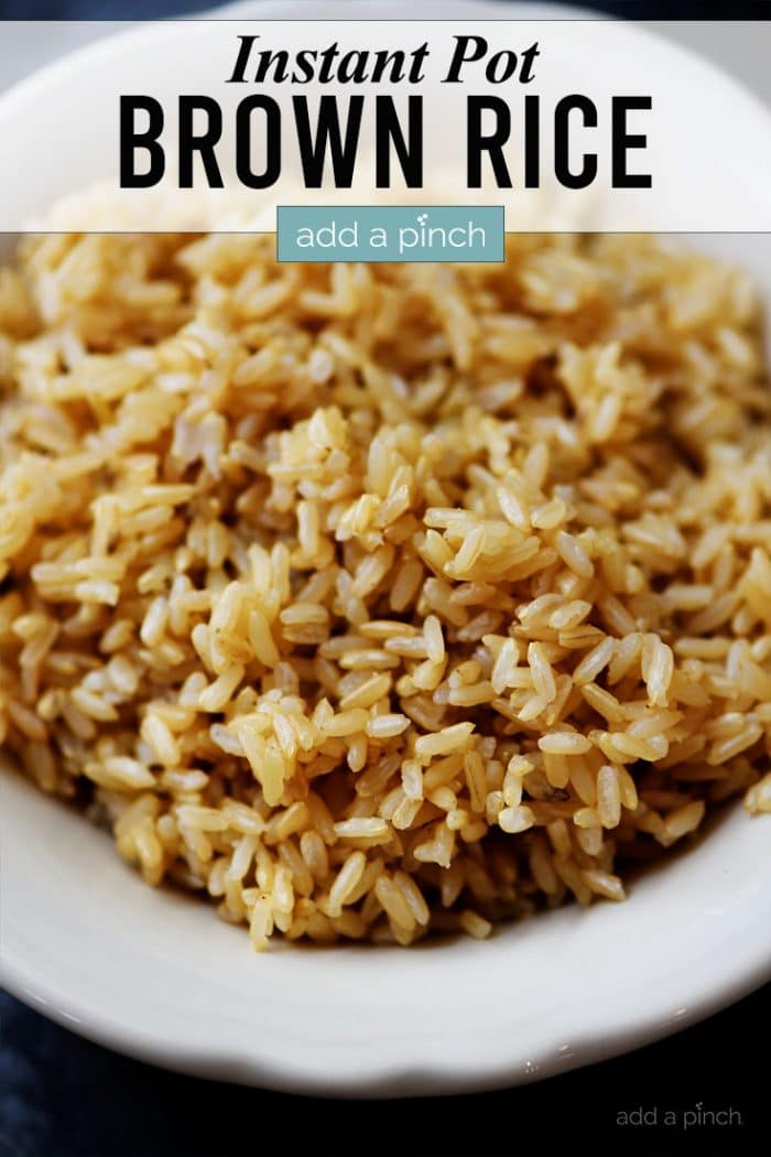How to Cook Brown Rice Recipe - Add a Pinch