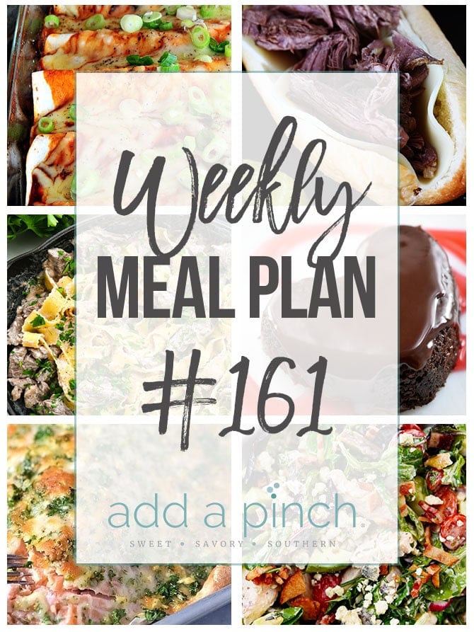Weekly Meal Plan #161 from addapinch.com