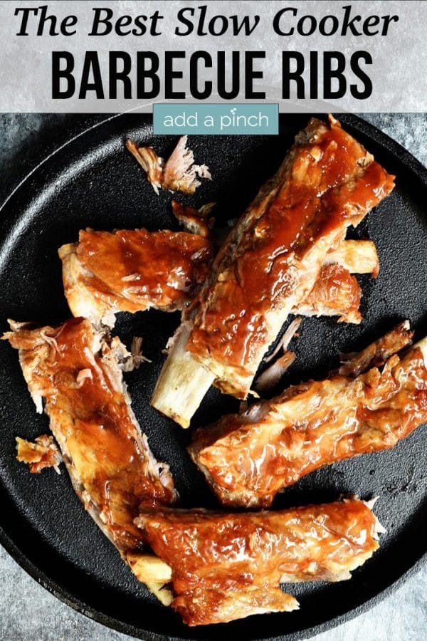 Easy Slow Cooker Ribs Recipe - Add a Pinch