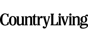 Country Living black font logo.