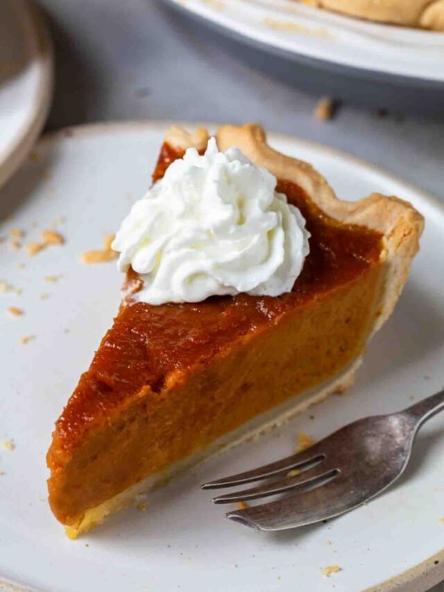 Classic Pumpkin Pie Recipe Story - Add a Pinch