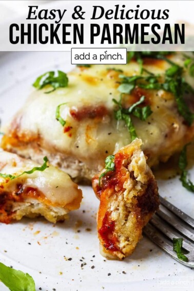 Easy Chicken Parmesan Recipe - Add a Pinch