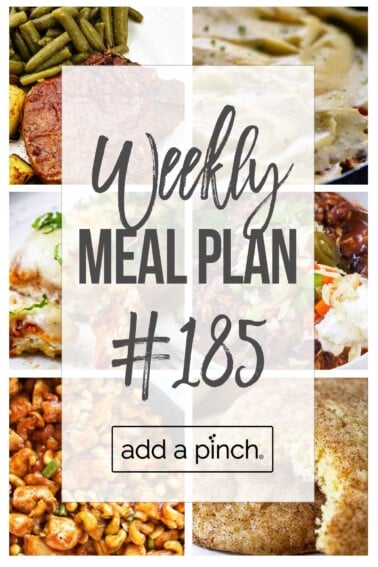 Graphic for Meal Plan #185.