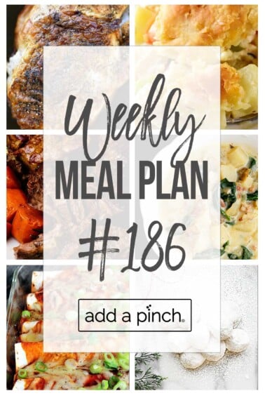 Graphic for Meal Plan #186.