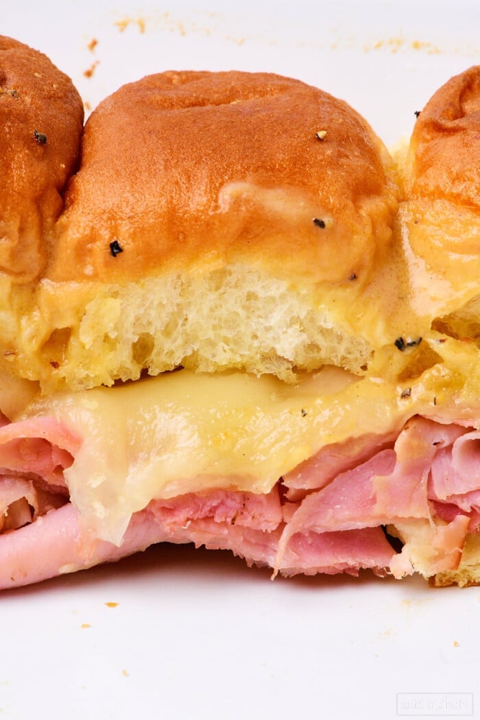 Baked Ham and Cheese Sandwiches Recipe (Ham and Cheese Sliders)