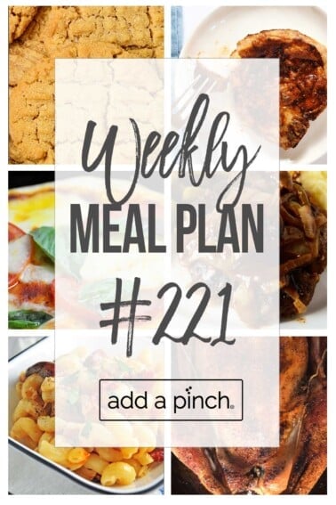 Weekly Meal Plan Graphic #221