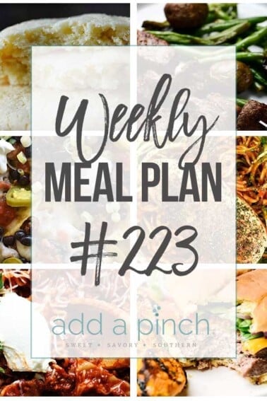 Graphic of Meal Plan # 223.